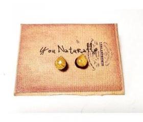 Golden Teardrop Earrings