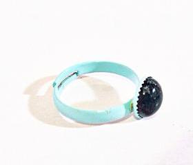 Moss Agate Gemstone Ring